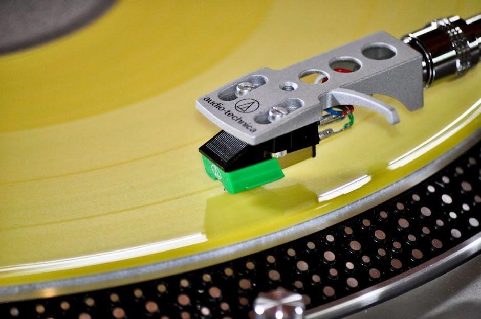 audio technica record player manual